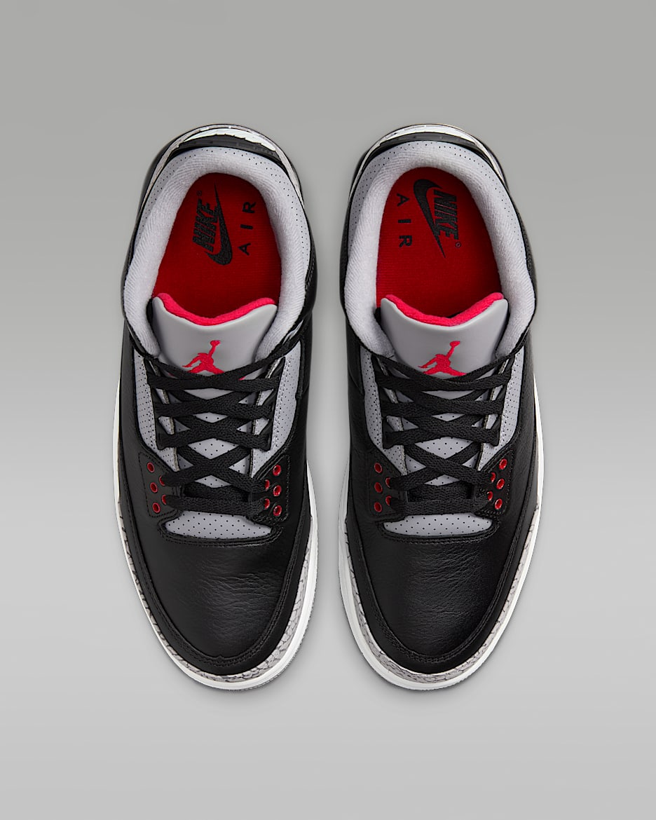 Air Jordan 3 Retro Black Cement Men s Shoes. Nike ID